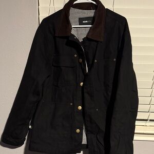 Fashion Nova Black Chore Jacket